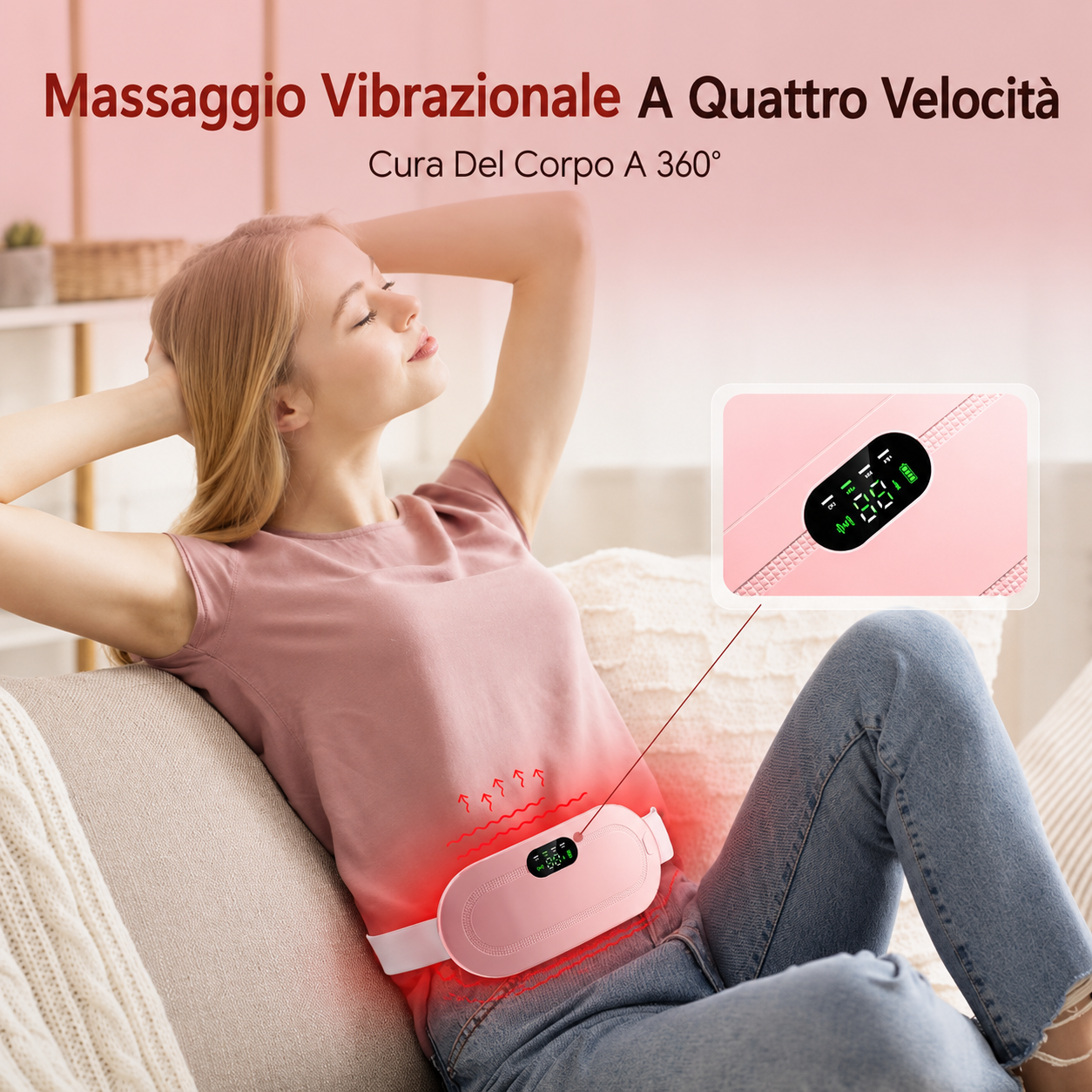 Cintura Termica Antidolore Mestruale